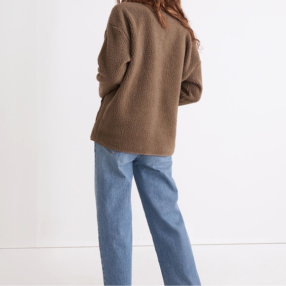 Madewell (Re)sourced Fleece Cardigan Jacket - Picture 3 of 5